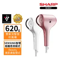 在飛比找蝦皮商城優惠-【SHARP 夏普】 IB-WX1T-P雙氣流智慧吹風機(粉