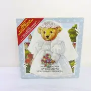 NOB Vtg 1985 Peck-Gandre Steiff/Strong Museum Teddy Bear Bride Paper Doll Set
