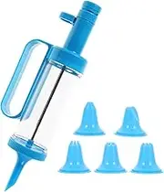Mikinona 1 Set Multi Function Cookie Press Tool Baking Kit with Nozzles for Decorating Biscuits Cupcakes and Desserts Present for Baking Enthusiasts