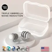 Silicone Earplugs Noise Reduction Quiet Comfortable Ear Plugs For Sleep/Work