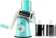 Round Mandoline Drum Slicer Rotary Cheese Grater Veggie Slicer Vegetable Carrot