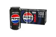Pepsi Max No Sugar Cola Soft Drink Cans Multipack 375ml X 10 Pack