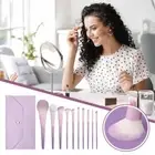 Professional 10pcs Makeup Brush Set Cosmetics Make Up Brushes Set Blusher P G9D1