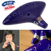 12 Hole Instrument Flute Blue Alto of Zelda Ceramic Legend Ocarina