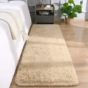 Beige Rug 2X6 Runner Rug for Hallyway Entryway Kitchen Fluffy Area Rugs Light