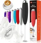 Handheld Electric Milk Frother Wand, Battery Operated Drink Mixer