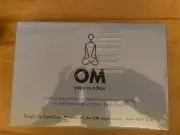 NEW OM Yoga in a Box Kit - Basic Level by Cyndi Lee - CD Flashcards Belt Incense