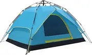 Fully Automatic Quick-Opening Tent Outdoor Camping Tent 3-4 Person Tent Double Door Tent Multifunctional Tent