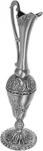 HAMPPLIES European Holy Water Bottle Home Decor Holy Font Empty Patron Bottle Mini Jars for Baptism Holy Water Font Holy Water Bottle Resin Water Font Holy Jar Zinc Alloy Silver