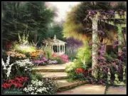 Chart Needlework DIY - Counted Cross Stitch Patterns - Emerald Garden