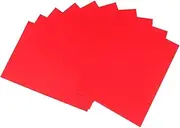 HOMSFOU 10Pcs Red Glitter Cardstock for DIY Crafting Sparkling Glitter for Scrapbooking Durable and Shiny Craft Material for Decorations and Card Making