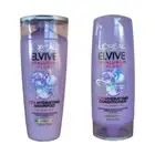 2 L'Oreal Paris Elvive Hyaluron Plump Hydrating SHAMPOO + CONDITIONER, 12.6 oz