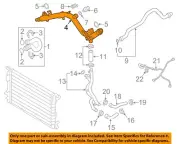 AUDI OEM 12-17 A6 Quattro Cooling Hoses Lines-Water Pipe 06E121045BB (for: Audi)