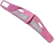 Ipetboom Belt Lifting Belt Face-lifting V Line Lifting Mask Chin Lift Belt Firming Facial Belt Double Chin Reducer Strap Facial Firming Band Fabric Pink