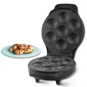 Mini Stuffed Pancakes Maker, Electric Ebleskiver Poffertjes Maker Pan, Danish...