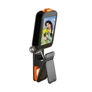 Black Mini Selfie Screen for Mobile Phone Sound Camera Button Universal Selfie Stick Remote Device WiFi Projection Bluetooth