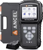 [ANCEL] AD610 Pro OBD2 Scanner - ABS SRS Code Reader, Check Engine Light Diagnostic Tool with ABS Bleeding, AutoVIN, Real-Time Data, Full OBD2 Functions, SAS/Oil/EPB Reset