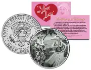 I LOVE LUCY Hawaiian Vacation * LUCILLE BALL * JFK Kennedy Half Dollar US Coin