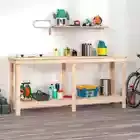 vidaXL Work Bench 180x50x80 cm Solid Wood Pine HEE