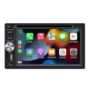 6.2in 2DIN Car Stereo DVD CD Radio Bluetooth For Apple Carplay Android Auto FM (for: Porsche)