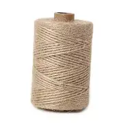 Natural Jute Twine 328 Feet Crafting Twine String for Crafts Gift, Craft 2mm