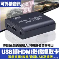 在飛比找蝦皮購物優惠-影像擷取盒 HDMI 進階款2.0版 4K讀取 1080P輸