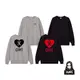 X-girl HEART CREWNECK SWEAT TOP 大學Ｔ 105233012004