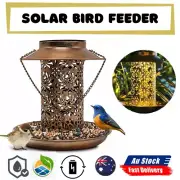 Hanging Solar Powered Bird Feeder Light Outdoor Solar Lamp Solar Garden Light