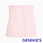 【GENNIES 奇妮】280丹蕾絲多段調整美體帶-粉(GC01)