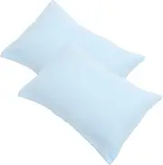 SWOOMEY Envelope Closure Toddler Pillow Cases 2 Pack Boys and Girls Pillow Covers Soft Compact Travel Pillowcase for Children