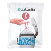 Brabantia Bin Liner Dispenser Pack Code V Bags #01932
