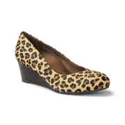 Vionic Antonia Wedge - Tan Leopard