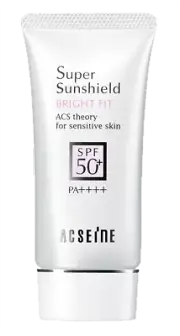 ACSEINE Super Sunshield Bright Fit 40g Sunscreen SPF50+ PA++++ from Japan