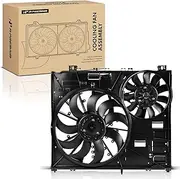 A-Premium Engine Radiator Cooling Fan Assembly Compatible with Select Land Rover Models - Range Rover Sport 2016-2021, Discovery 2017-2020