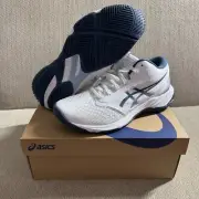 ASICS Netburner Ballistic FF MT 3 Volleyball Shoe White/Blue Men’s Size 8