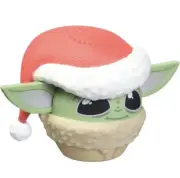Bitty Boomers Star Wars The Mandalorian Grogu with Santa Hat-Mini Bluetooth Spkr