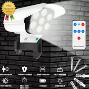 Sensor Dummy Solar Fake LED Light Security CCTV Cam with Outdoor Camera Motion