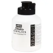 Pebeo Studio Acrylic 500ml High Viscosity Titanium White Creative Art Painting