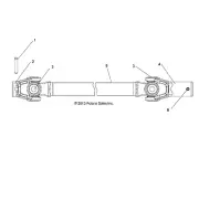 Polaris Slip Yoke, Genuine OEM Part 2206617, Qty 1