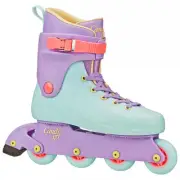 Roller Derby Candi South Beach Adults Inline Skates, Pastel Lavender Teal, 7
