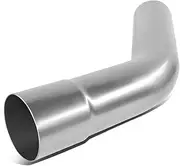 DNA MOTORING ZTL-PP-25-45-RAW 45 Degree DIY Custom Mandrel Exhaust Tubing, 2.5" OD, Mild Steel,Universal Fit