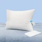 Natural Goose Down Pillows: Luxury Hotel Bed Pillow with 750 Fill Power, Whit...