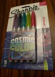 Sharpie Cosmic Colors Ultra Fine Point Permanent Markers - Pack Of 5