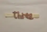 Third Birthday Headband Smash Cake Headband Three Rhinestone Crown Hat Outfit