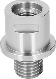 Woodworking Lathe Headstock Spindle Adapter, Alloy Steel Male 1in 8TPI Female 3/4in 10TPI Thread Adapter, with Flat for Wrench, for Chucks, Panels, and Other Tools