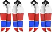 Pexorin 7238, for DJI, for Mavic Air 2 Drone Propellers Low Noise Props Colorful 7238F Propellers, for Mavic Air 2 Accessories Propeller Prop(Red Blue)