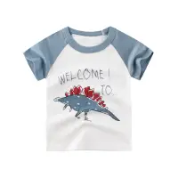 在飛比找蝦皮商城優惠-27kids品牌童裝夏季新款2022 男孩子衣服兒童短袖T恤
