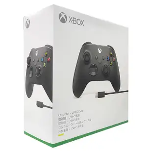 【Xbox】【周邊】Xbox 無線控制器 黑色 + USB-C 連接線【普雷伊】