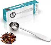 Perfect Measure Loose Leaf Tea Spoon - Premium Quality Stainless Steel Scoop