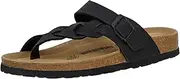 [CUSHIONAIRE] Women's Libby Cork footbed Sandal with +Comfort and Wide Widths Available,